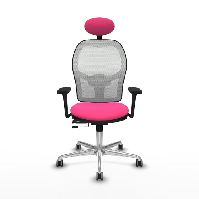 PIQUERAS Y CRESPO Silla de oficina Jorquera Rosa y Blanco PIQUERAS Y CRESPO Silla de oficina Jorquera Rosa y Blanco