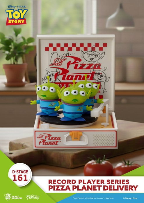 Beast Kingdom Toys Figura Toy Story Record Player Series Pizza Planet Delivery 12 cm
