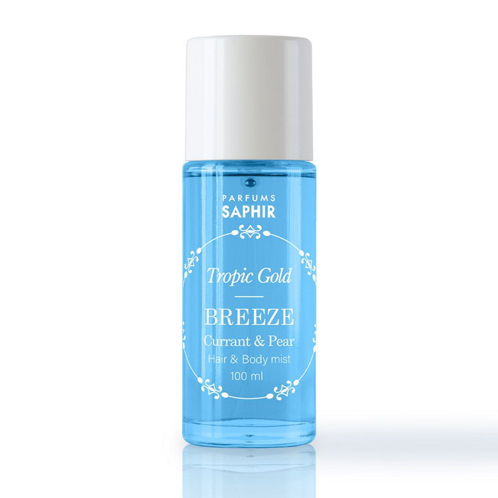 Saphir Bruma Corporal y Capilar Spray 100 ml - Aroma Breeze de Grosella y Pera - Colección Tropic Gold Saphir Bruma Corporal y Capilar Spray 100 ml - Aroma Breeze de Grosella y Pera - Colección Tropic Gold