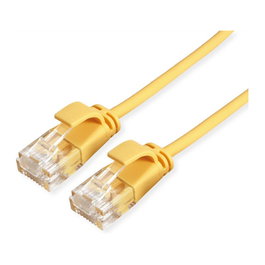 ROLINE GREEN 21.44.3926 Patchkabel Cat.6A U/UTP Amarillo 3 m