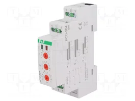 F&F Relé de tiempo PCU 0,1÷10min DPDT 250VAC/4A