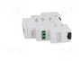 F&F Relé de tiempo PCU 0,1÷10min DPDT 250VAC/4A