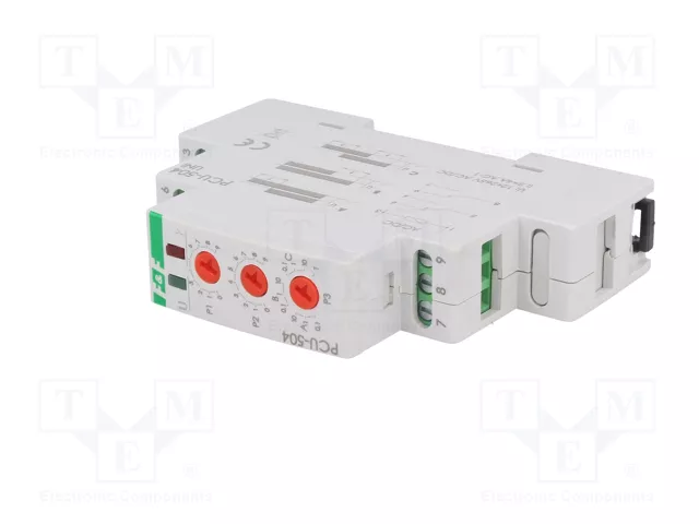 F&F Relé de tiempo PCU 0,1÷10min DPDT 250VAC/4A