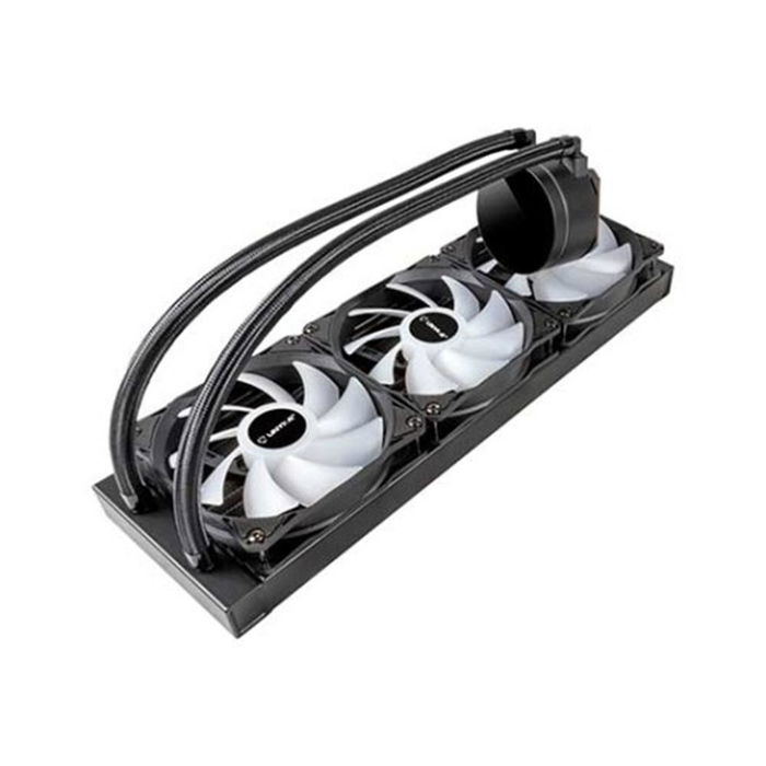 Unykach Aquastorm - Kit de Refrigeración Líquida ARGB 360mm, 3 Ventiladores de 120mm, 25 dB, Compatible con Intel LGA1700/1200 y AMD AM5/AM4