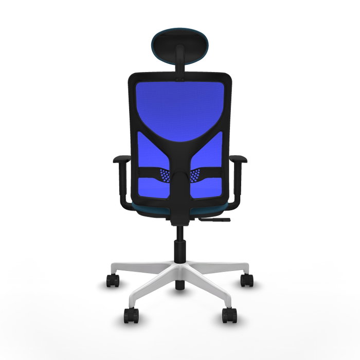 PIQUERAS Y CRESPO Silla de oficina Motilla con mecanismo Sincro, Verde petróleo y Azul PIQUERAS Y CRESPO Silla de oficina Motilla con mecanismo Sincro, Verde petróleo y Azul