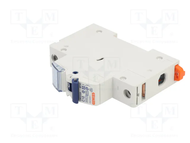 GEWISS MCB Interruptor magnetotérmico MT 60 1 Polo 10A 6kA