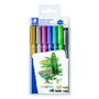 Staedtler Set de 6 Rotuladores Metálicos Surtidos y 1 Rotulador Pigment Liner 308 C2-9