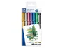 Staedtler Set de 6 Rotuladores Metálicos Surtidos y 1 Rotulador Pigment Liner 308 C2-9