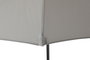 DKD Home Decor - Parasol de Jardín y Terraza Reclinable, Tamaño 280x280x250 cm, Gris y Negro, Protección UV 50+, Acero y Poliéster