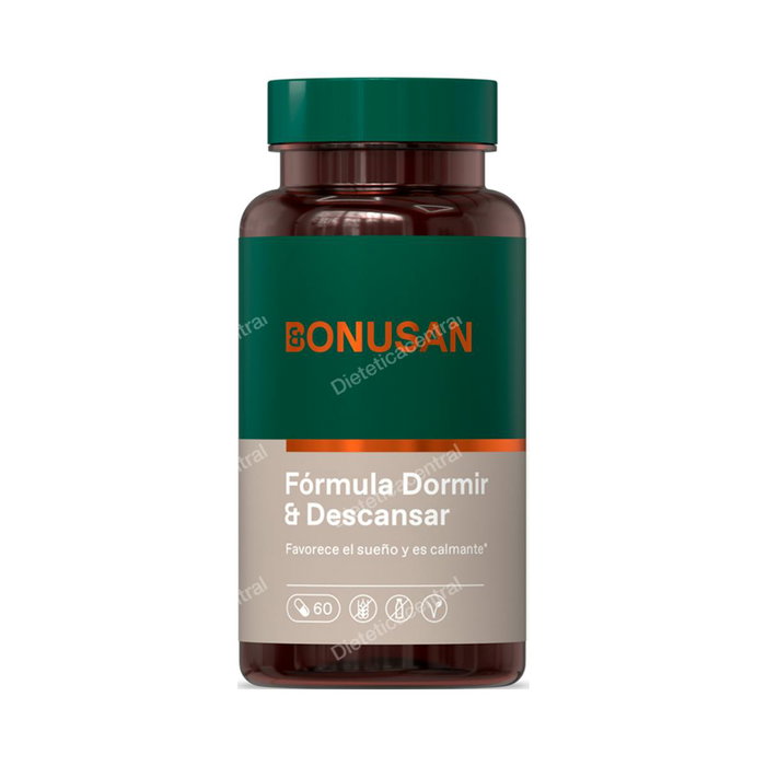 BONUSAN Suplemento Dormir y Descansar con Melatonina, Valeriana, GABA y Ashwagandha para el Sueño - 60 Cápsulas BONUSAN Suplemento Dormir y Descansar con Melatonina, Valeriana, GABA y Ashwagandha para el Sueño - 60 Cápsulas