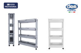 Inde Carrito Multiusos Extensible 4 Cestos 37,6 cm x 15,5 cm x 24,5 cm (4 Unidades)