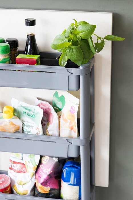 Inde Carrito Multiusos Extensible 4 Cestos 37,6 cm x 15,5 cm x 24,5 cm (4 Unidades)