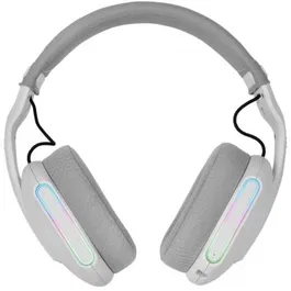 Mars Gaming Auriculares Gaming Inalámbricos MHWPROW con Micrófono Bluetooth 5.3 Jack 3.5mm Sonido 7.1 ARGB Flow Blancos