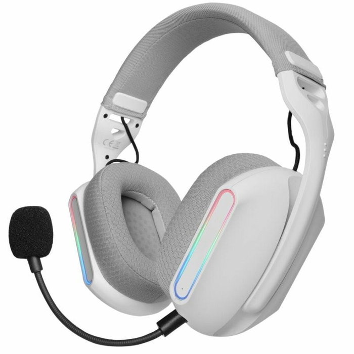 Mars Gaming MHW-PRO Auriculares Gaming Inalámbricos ARGB Blanco