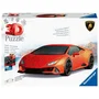Ravensburger 00011571 Puzzle 3D Lamborghini Huracán EVO Naranja con Rejilla, 108 Piezas, Easyclick, Sin Pegamento, +8 Años
