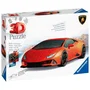 Ravensburger 00011571 Puzzle 3D Lamborghini Huracán EVO Naranja con Rejilla, 108 Piezas, Easyclick, Sin Pegamento, +8 Años