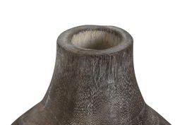 DKD Home Decor Jarrón Colonial Gris Oscuro 16 x 24 x 16 cm