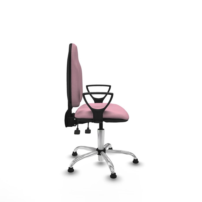 PIQUERAS Y CRESPO Silla de oficina Algarra con mecanismo Asincro, Rosa