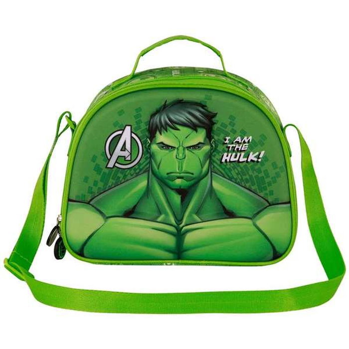 Karactermania Bolsa Portamerienda 3D Hulk Rage Verde