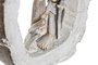DKD Home Decor Nacimiento de Resina Dorado y Gris Claro 19,5x6x22 cm