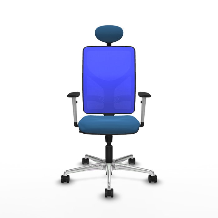 PIQUERAS Y CRESPO Silla de oficina Motilla con mecanismo Sincro, Azul PIQUERAS Y CRESPO Silla de oficina Motilla con mecanismo Sincro, Azul