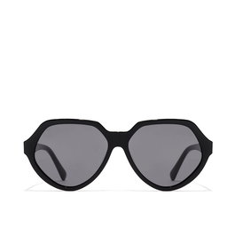 Hawkers RETRO ECO - Paula Echevarría x Hawkers - Gafas de Sol Mujer Redondas Acetato ECO Negro, Cristal Negro 59mm, Patilla 145mm