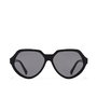 Hawkers RETRO ECO - Paula Echevarría x Hawkers - Gafas de Sol Mujer Redondas Acetato ECO Negro, Cristal Negro 59mm, Patilla 145mm
