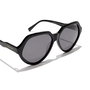 Hawkers RETRO ECO - Paula Echevarría x Hawkers - Gafas de Sol Mujer Redondas Acetato ECO Negro, Cristal Negro 59mm, Patilla 145mm