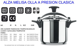 ALZA Melisa Olla Exprés Tradicional Clásica 4 Litros