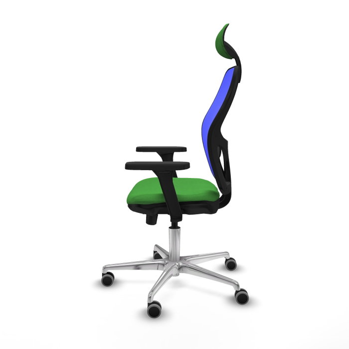 PIQUERAS Y CRESPO Silla de oficina Jorquera con mecanismo Sincro/Traslack, Verde y Azul PIQUERAS Y CRESPO Silla de oficina Jorquera con mecanismo Sincro/Traslack, Verde y Azul