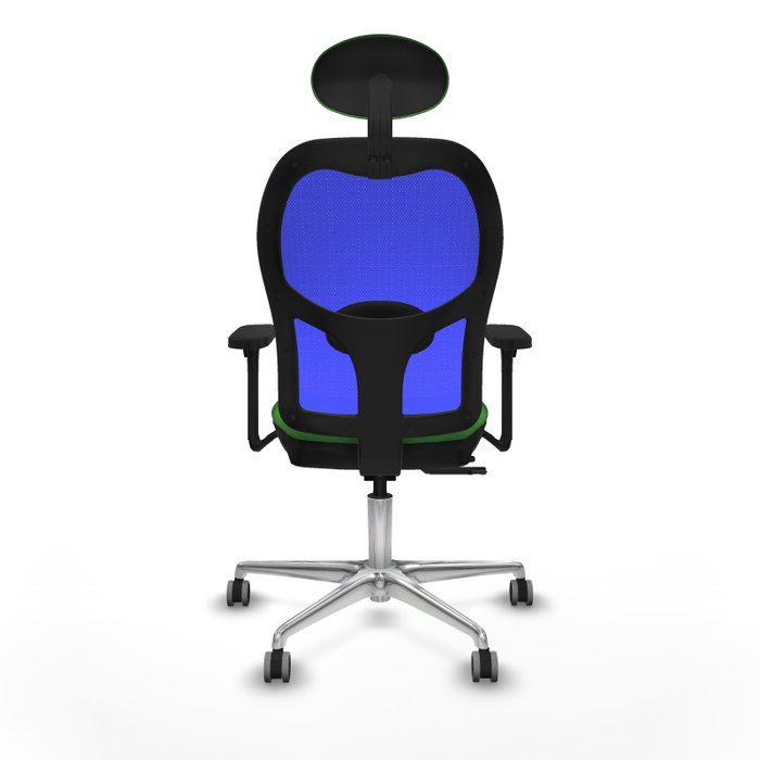 PIQUERAS Y CRESPO Silla de oficina Jorquera con mecanismo Sincro/Traslack, Verde y Azul PIQUERAS Y CRESPO Silla de oficina Jorquera con mecanismo Sincro/Traslack, Verde y Azul