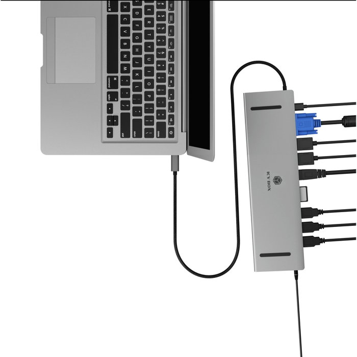 ICY BOX IB-DK2106a-CPD Docking Station 11-en-1 USB-C 100W ICY BOX IB-DK2106a-CPD Docking Station 11-en-1 USB-C 100W