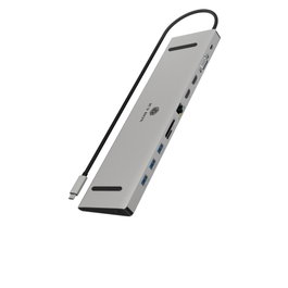 ICY BOX IB-DK2106a-CPD Docking Station 11-en-1 USB-C 100W PD