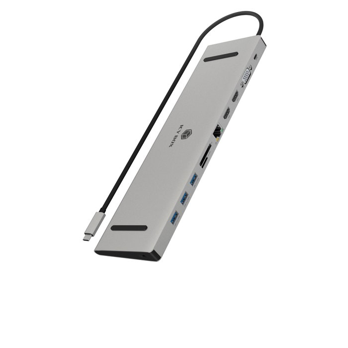 ICY BOX IB-DK2106a-CPD Docking Station 11-en-1 USB-C 100W ICY BOX IB-DK2106a-CPD Docking Station 11-en-1 USB-C 100W