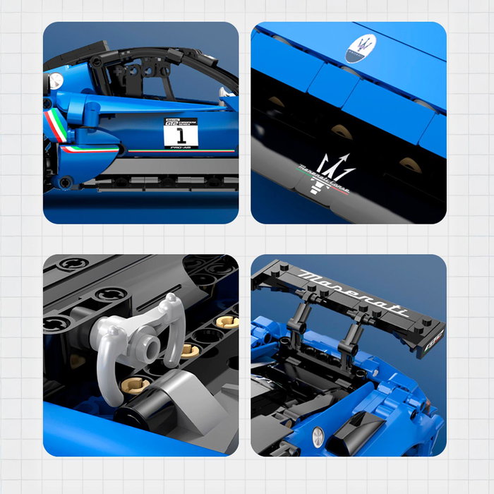 Cada Maserati GT2 1:14 C57013W Miniatura 549 Pzas Cada Maserati GT2 1:14 C57013W Miniatura 549 Pzas