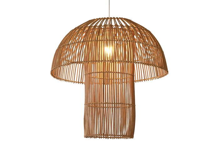 DKD Home Decor Lámpara de Techo Urban Marrón Ratán 50 x 51 x 50 cm DKD Home Decor Lámpara de Techo Urban Marrón Ratán 50 x 51 x 50 cm