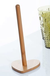 Hermia PD004239 Soporte para Servilletas de Bambú Natural para Mesa de Comedor y Cocina