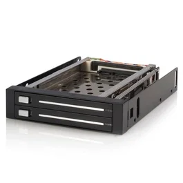 StarTech.com Rack Móvil Backplane de 2 Discos Duros HDD SATA 2,5 Pulgadas sin Bandeja Bahía 3,5