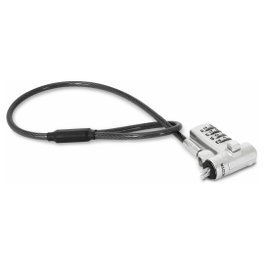 DICOTA D32050 Candado de combinación universal Mini Plata