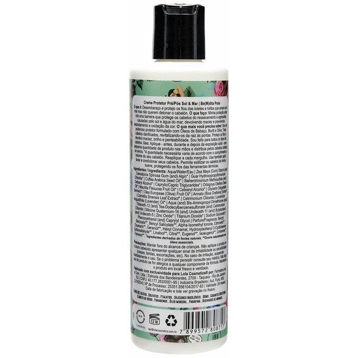 Lola Cosmetics Be(M)dita Praia Crema Protectora Del Sol