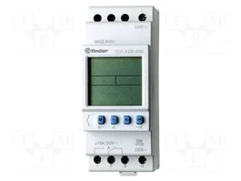 FINDER Programador de tiempo digital 24VDC DPDT
