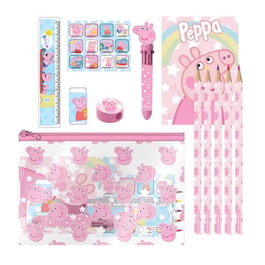 Peppa Pig Set de Papelería Escolar Eva 22 x 14 x 0.5 cm Rosa