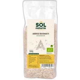 SOLNATURAL Arroz Basmati Blanco Bio 500 g