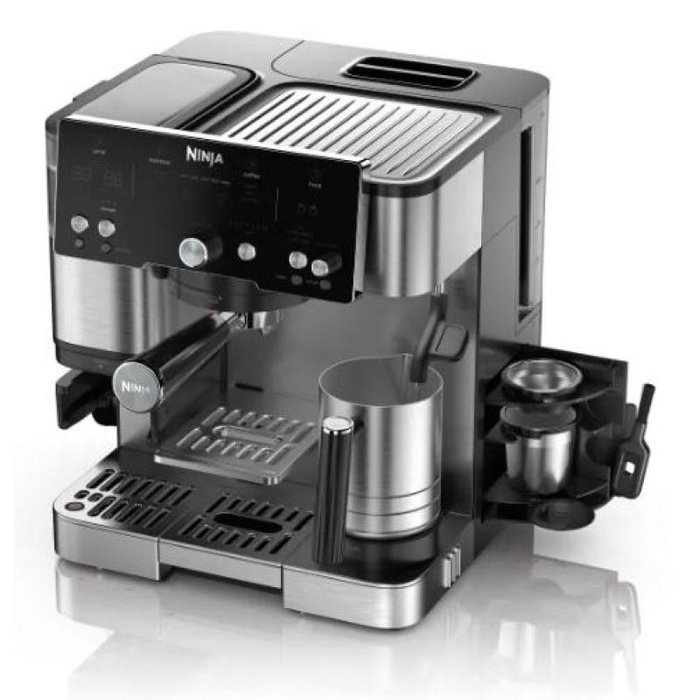 Ninja ES501EU Cafetera Luxe Essential, color plata y negro