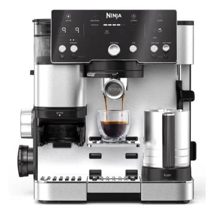 Ninja ES501EU Cafetera Luxe Essential, color plata y negro