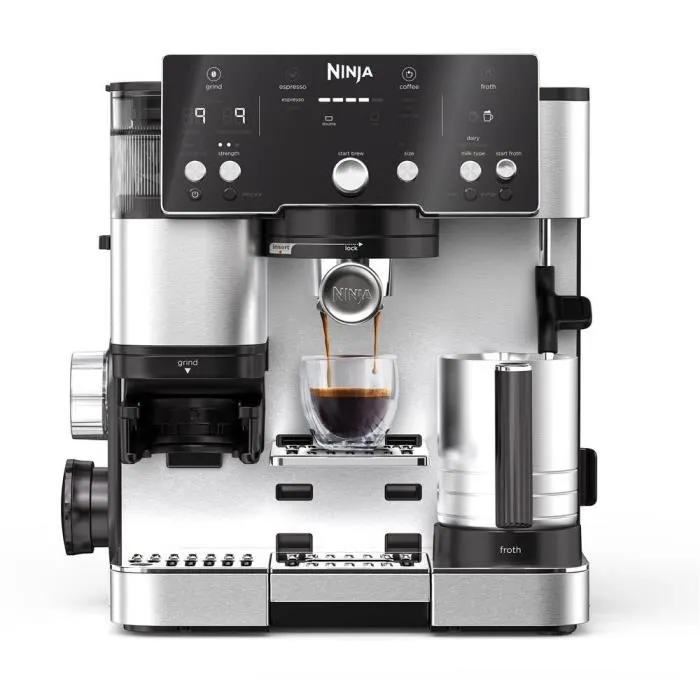 Ninja Luxe Café Essential ES501EU Negro y Acero inoxidable Ninja Luxe Café Essential ES501EU Negro y Acero inoxidable