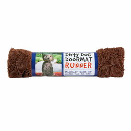 Dog Gone Smart Runner Dirty Dog Doormat 152x76 cm Marron