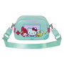 Hello Kitty Bolso Bowling Lite Vide 14x23x9 cm - Bolso bandolera pequeño, PVC, turquesa, ajustable