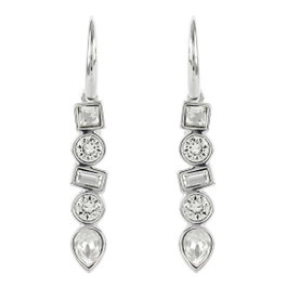 Adore Brilliance Pendientes con Cristales Swarovski Gris