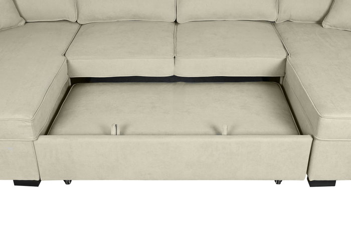 DKD Home Decor Sofá Cama Moderno Arena 154 x 92 x 298 cm
